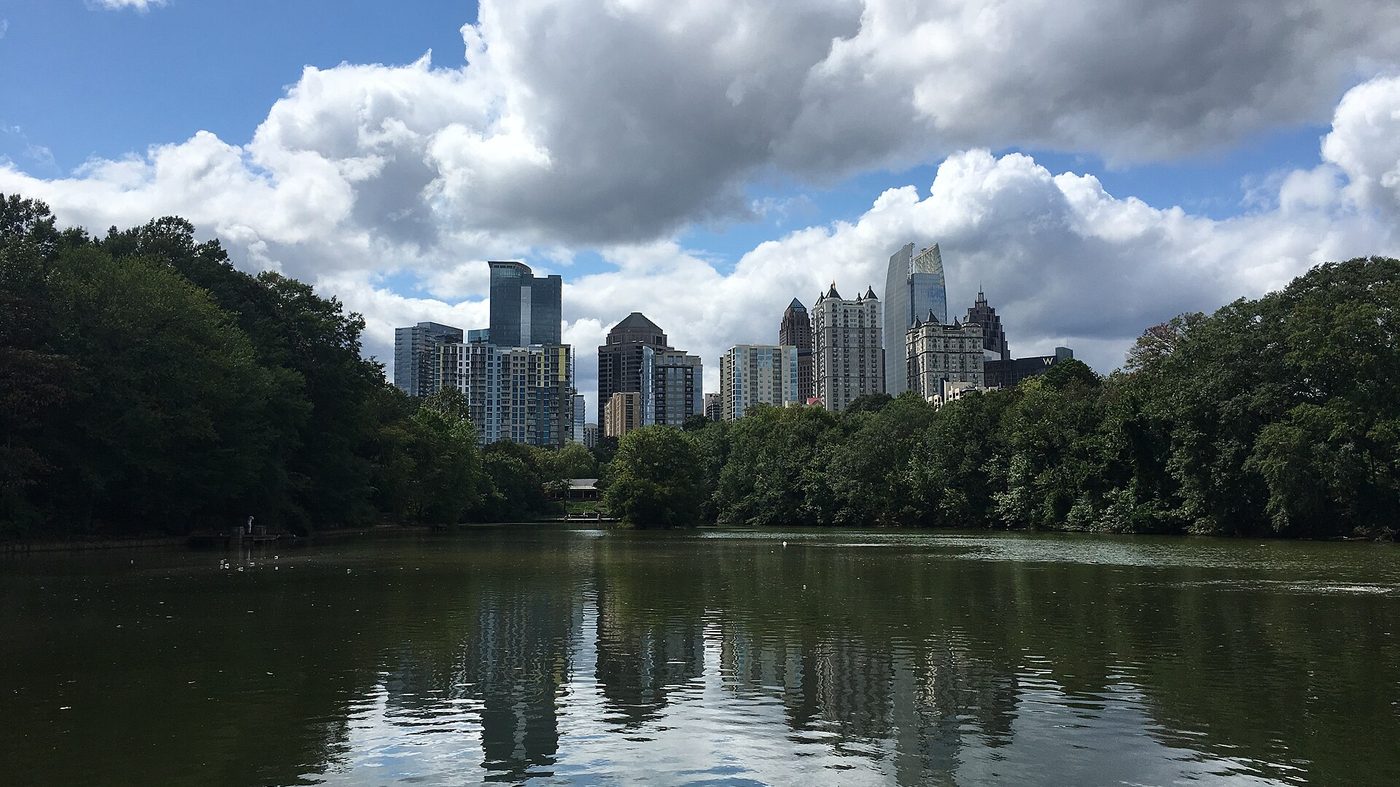 Piedmont Park, Atlanta, GA — landmark city park near public diamonds