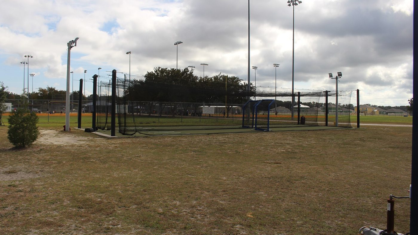 Representative outdoor batting cages (Easton-Newberry Sports Complex)