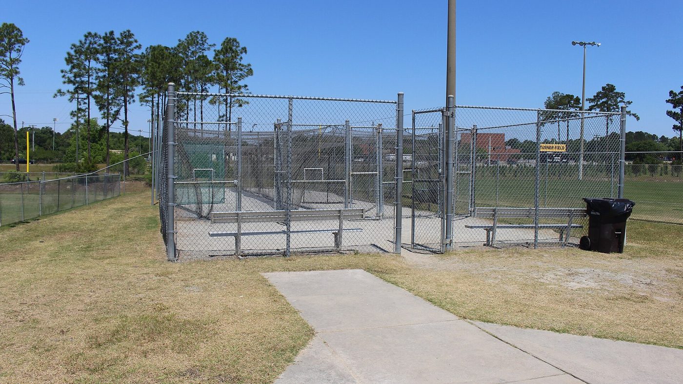 Representative outdoor batting cages (Magnolia Sports Complex)
