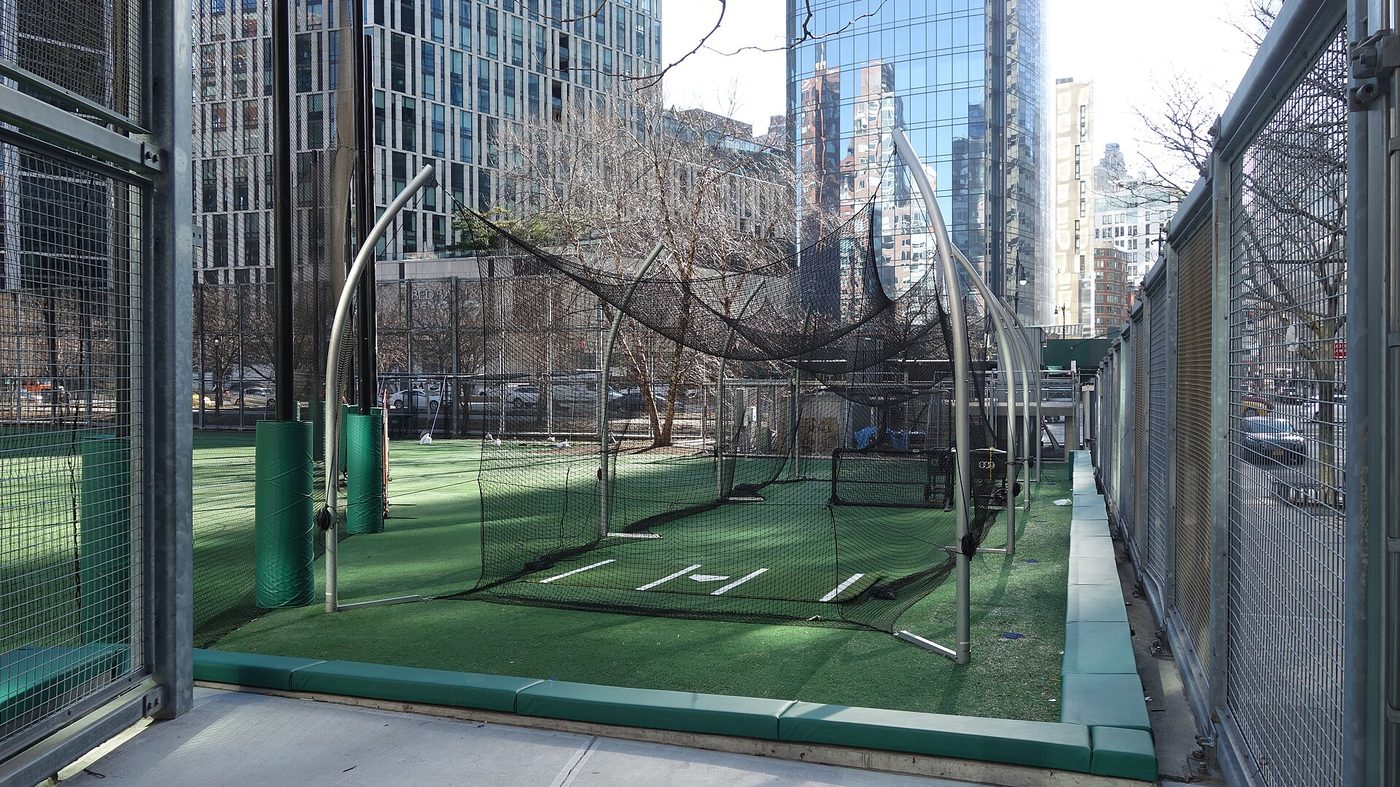 Representative public park ballfields (Battery Park City Ballfields)