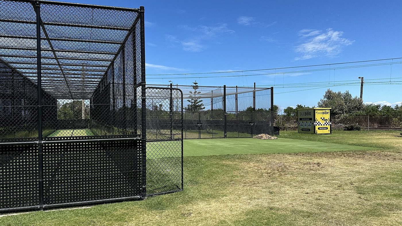 Representative outdoor batting / practice nets (Brighton Beach Oval)