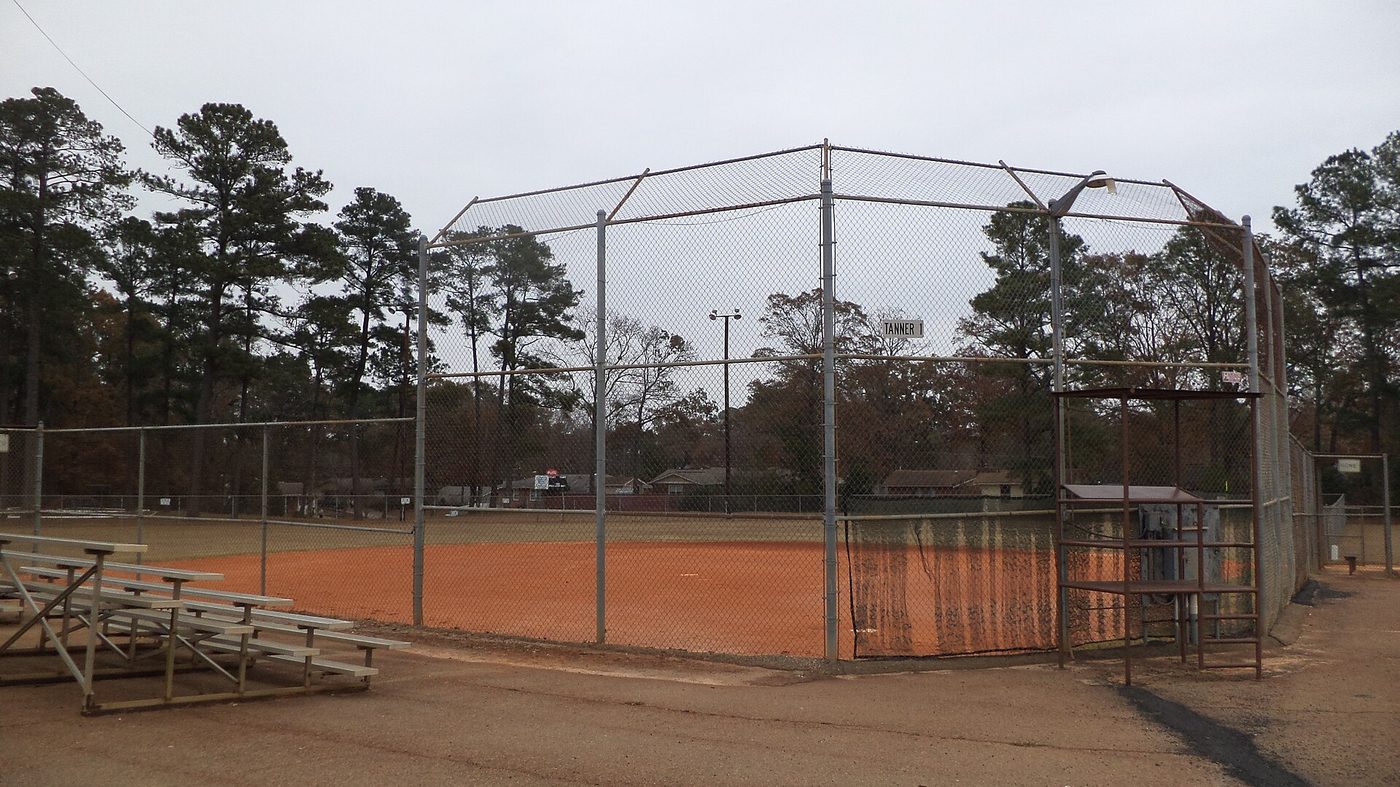 Representative public park baseball field (Jesse E. Tanner Jr. Memorial Park)